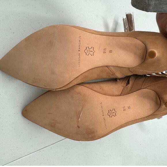 NEW Loeffler Randall Ange Bootie, Camel Brown Suede with Tassels, Size 9.5 - Picture 8 of 10